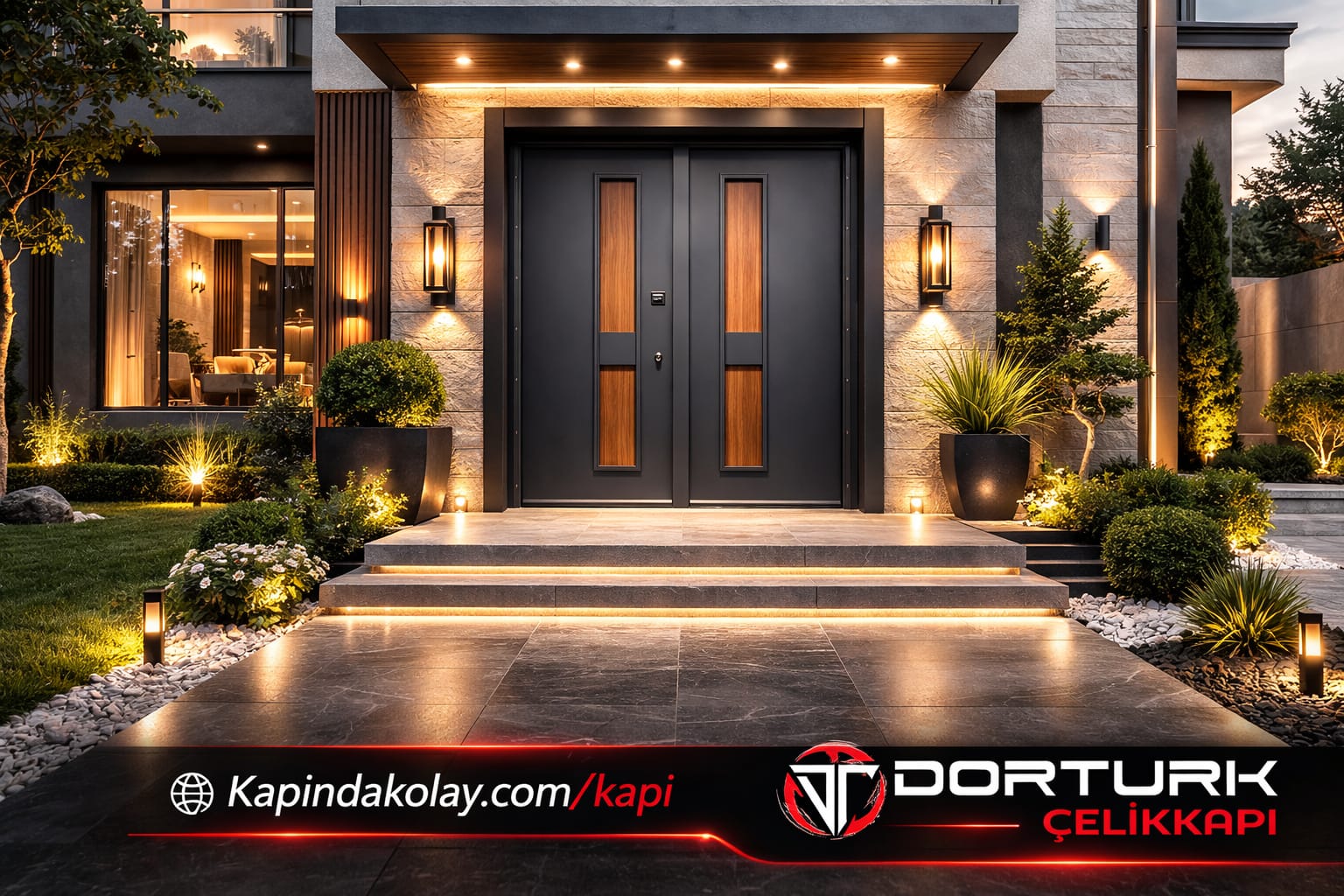 Kompozit Villa Kapısı - Model KK30 Kompozit Villa Kapısı - Model KK30